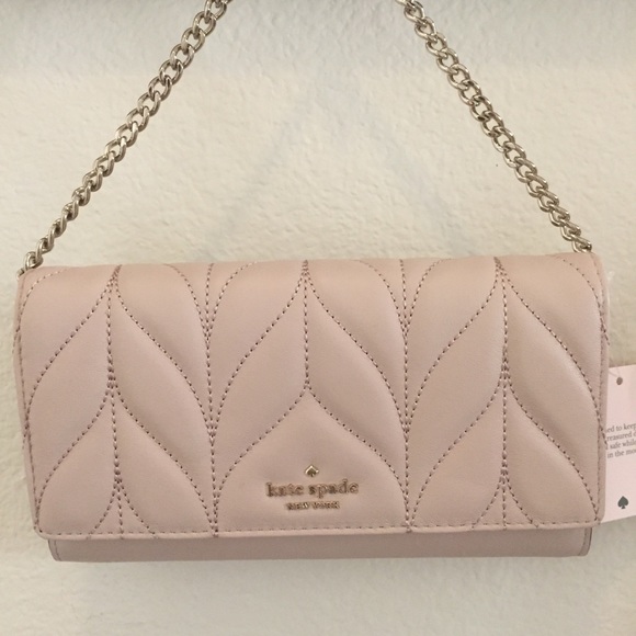 kate spade quilted clutch